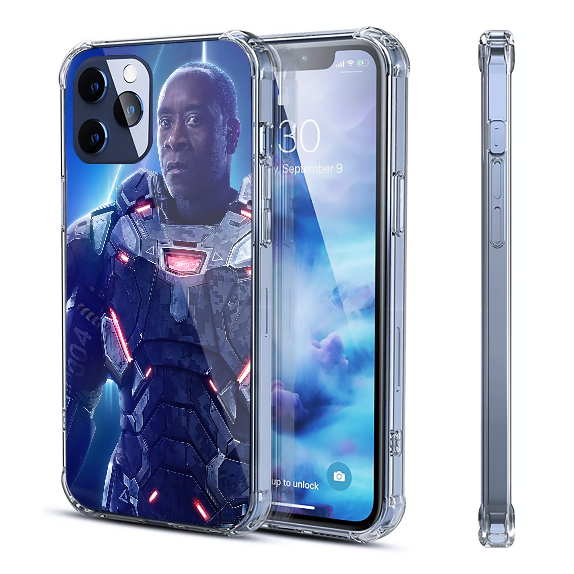 （画像用） アベンジャーズ The Avengers 【iPhone 12シリーズ対応】透明スマホケース（クリアソフトケース）